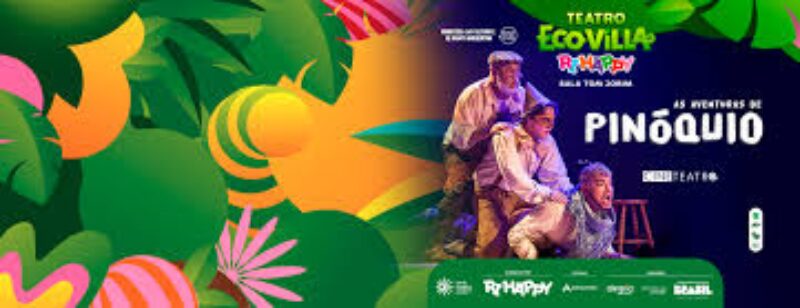 As Aventuras de Pinóquio reestreia dia 21 de setembro no Teatro EcoVilla Ri Happy