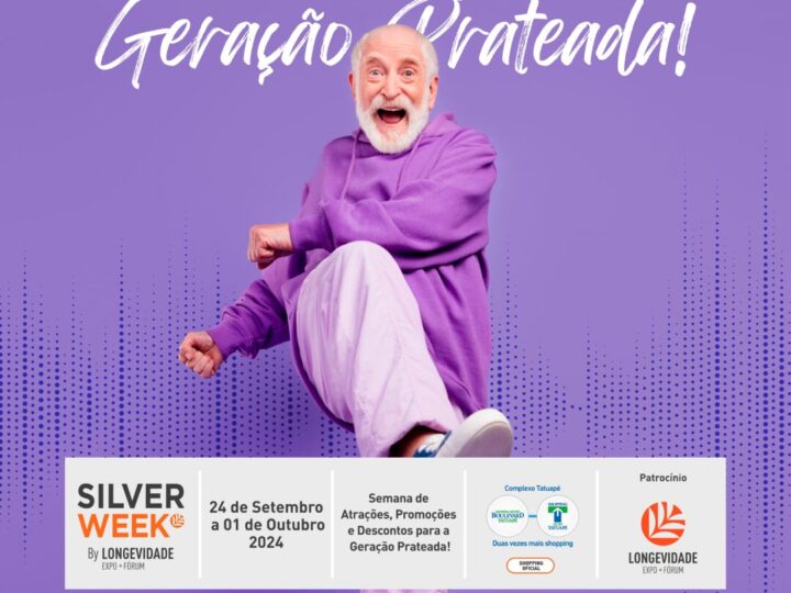 Complexo Tatuapé promove a campanha Silver Week com programação gratuita para o público 60+