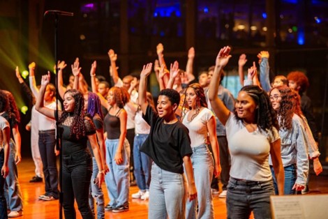 Coral Jovem Heliópolis faz apresentação conjunta com Coral Jovem do Estado de Brandemburgo, no Museu do Ipiranga