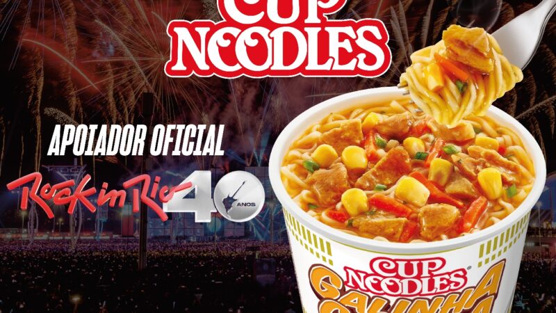 Cup Noodles® é o macarrão instantâneo oficial do Rock in Rio Brasil 2024